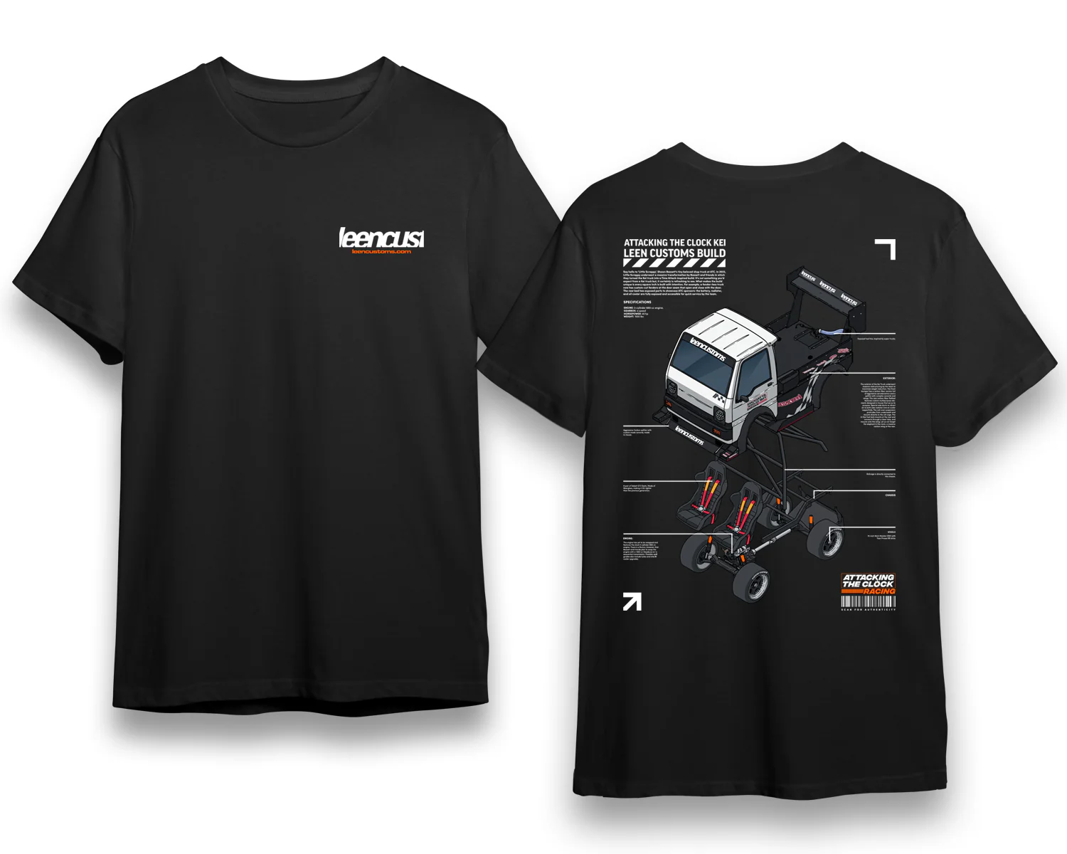 ATCR " Kei Truck" Staple Tee - Black - Image 5