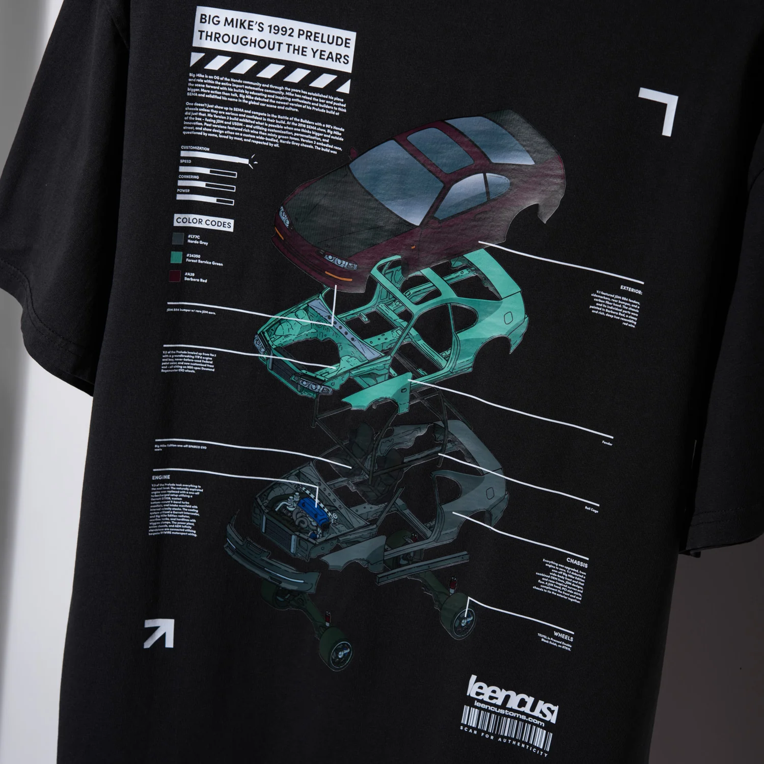 LC "Big Mike's Prelude" Staple Tee - Black - Image 2