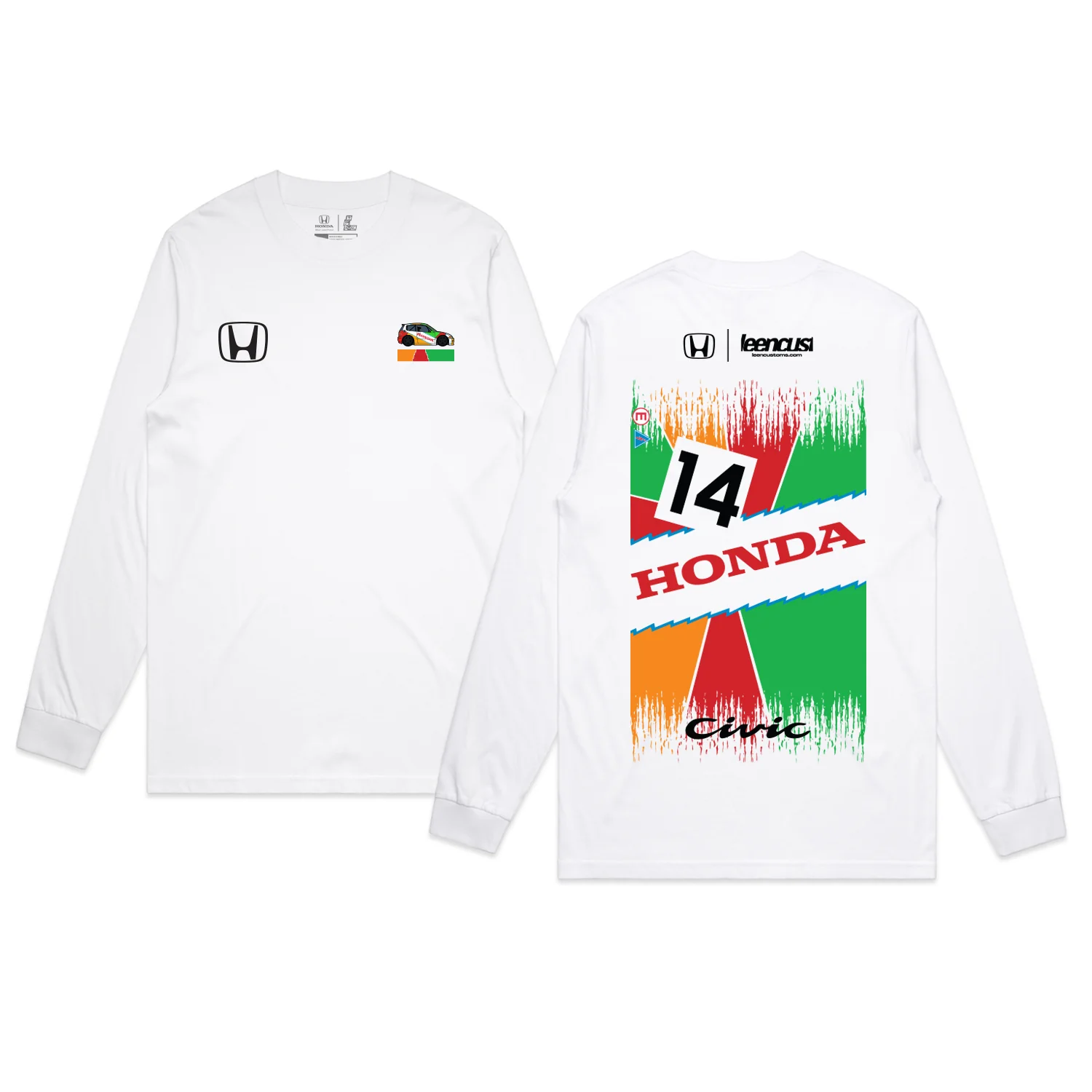 LC Honda Civic EG6 - L/S Tee - Image 7