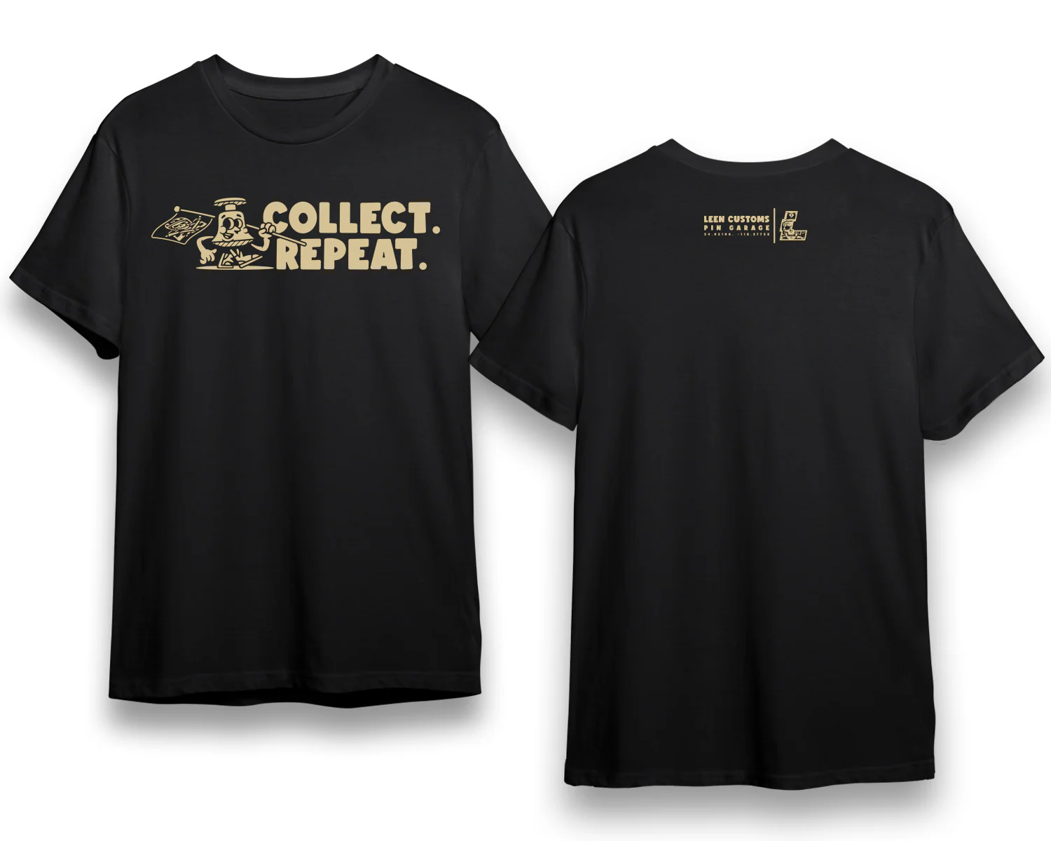 LC "Collect" Staple Tee - Black - Image 3