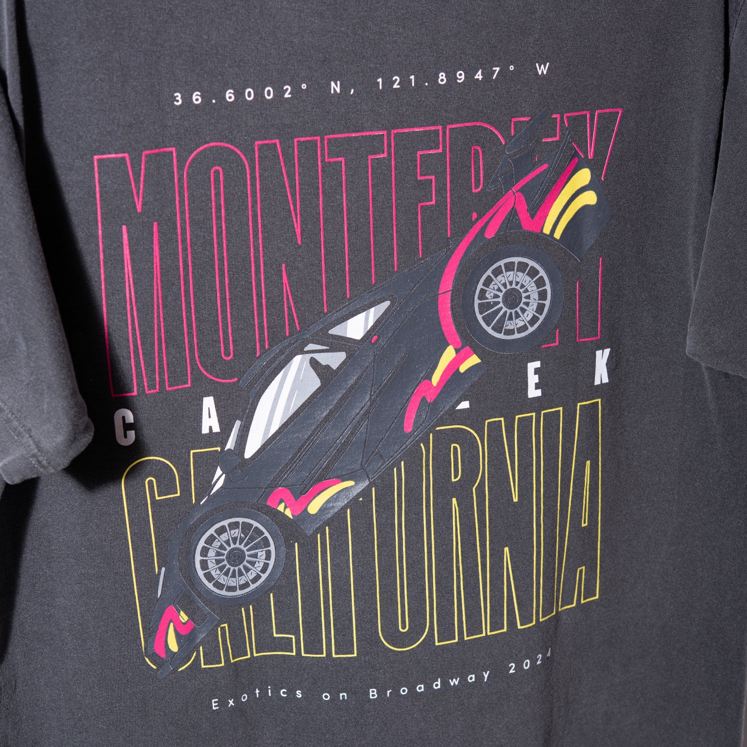 LC "F1 GTR Longtail" Staple Tee - Washed Black - Image 3