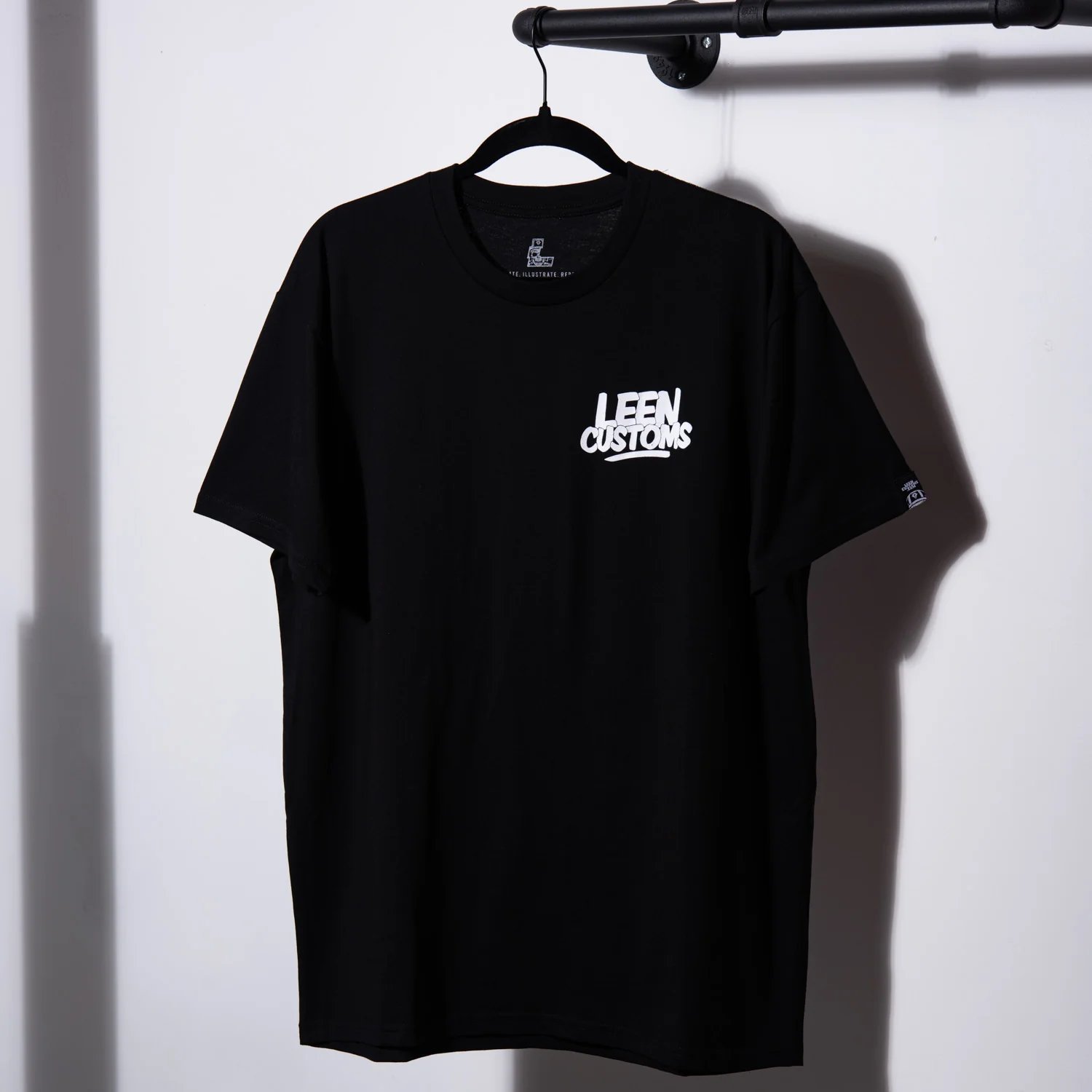 LC "Pin Crew" Staple Tee - Black - Image 3