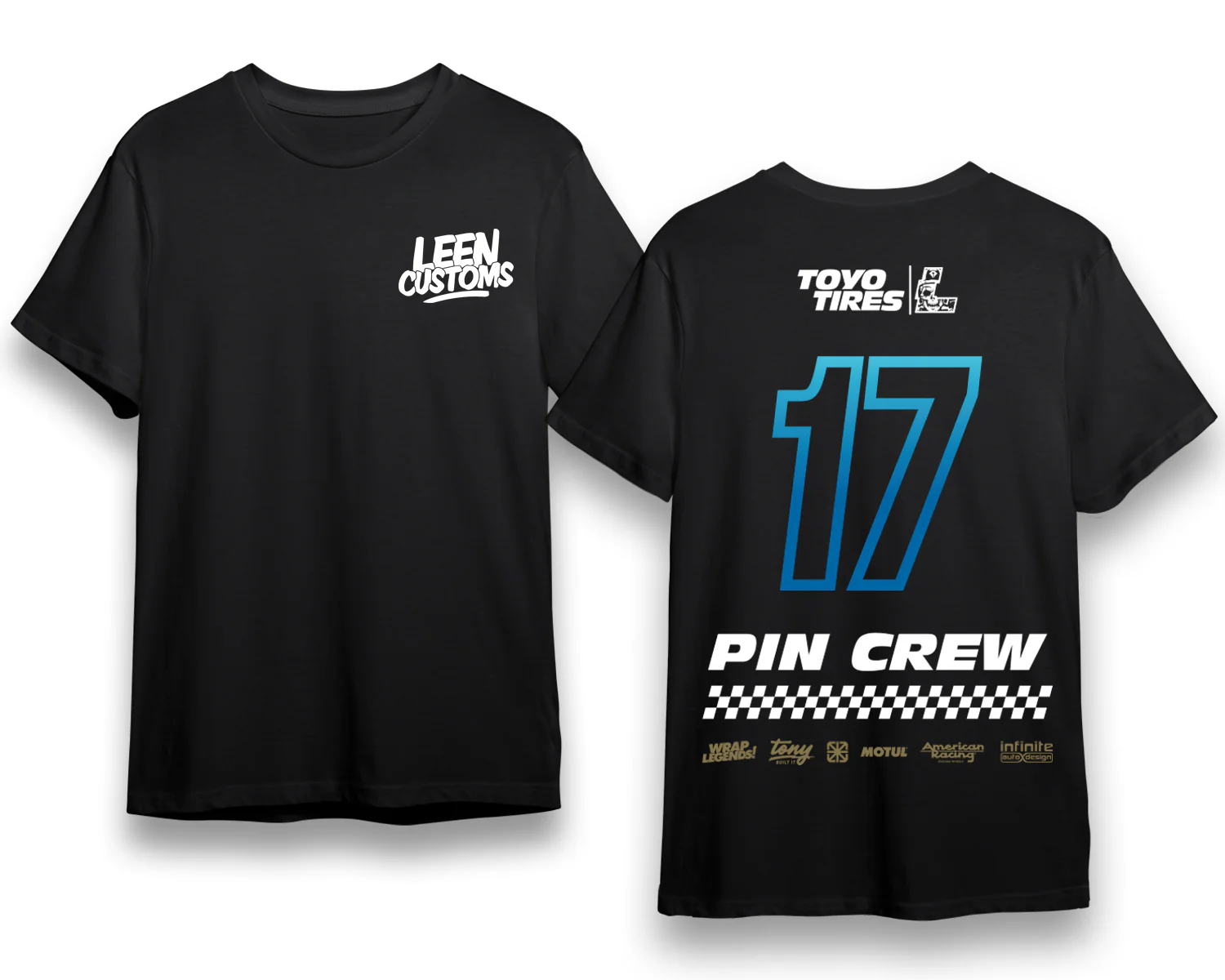 LC "Pin Crew" Staple Tee - Black - Image 4