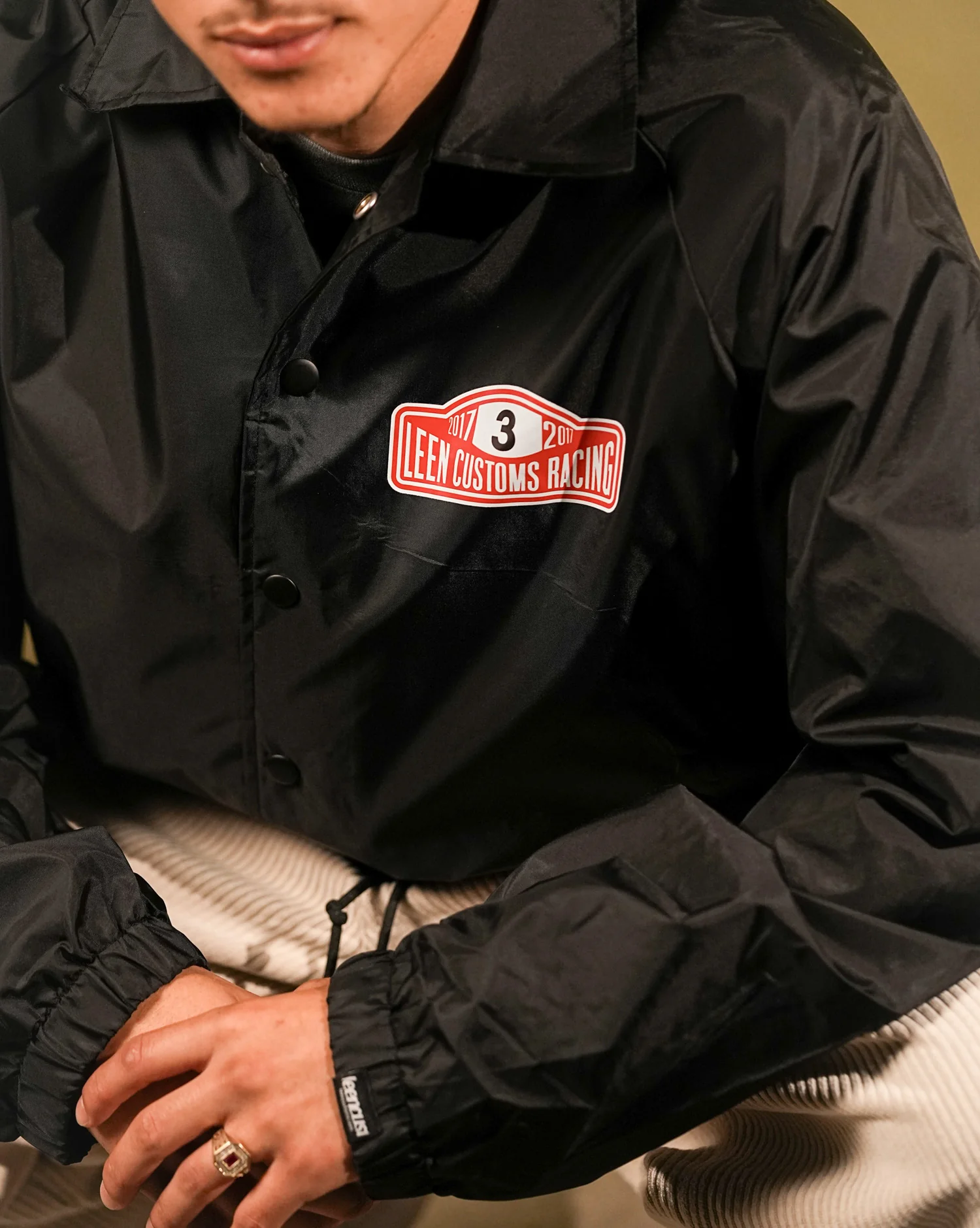 LC "Race Division" Coach Jacket - Image 6