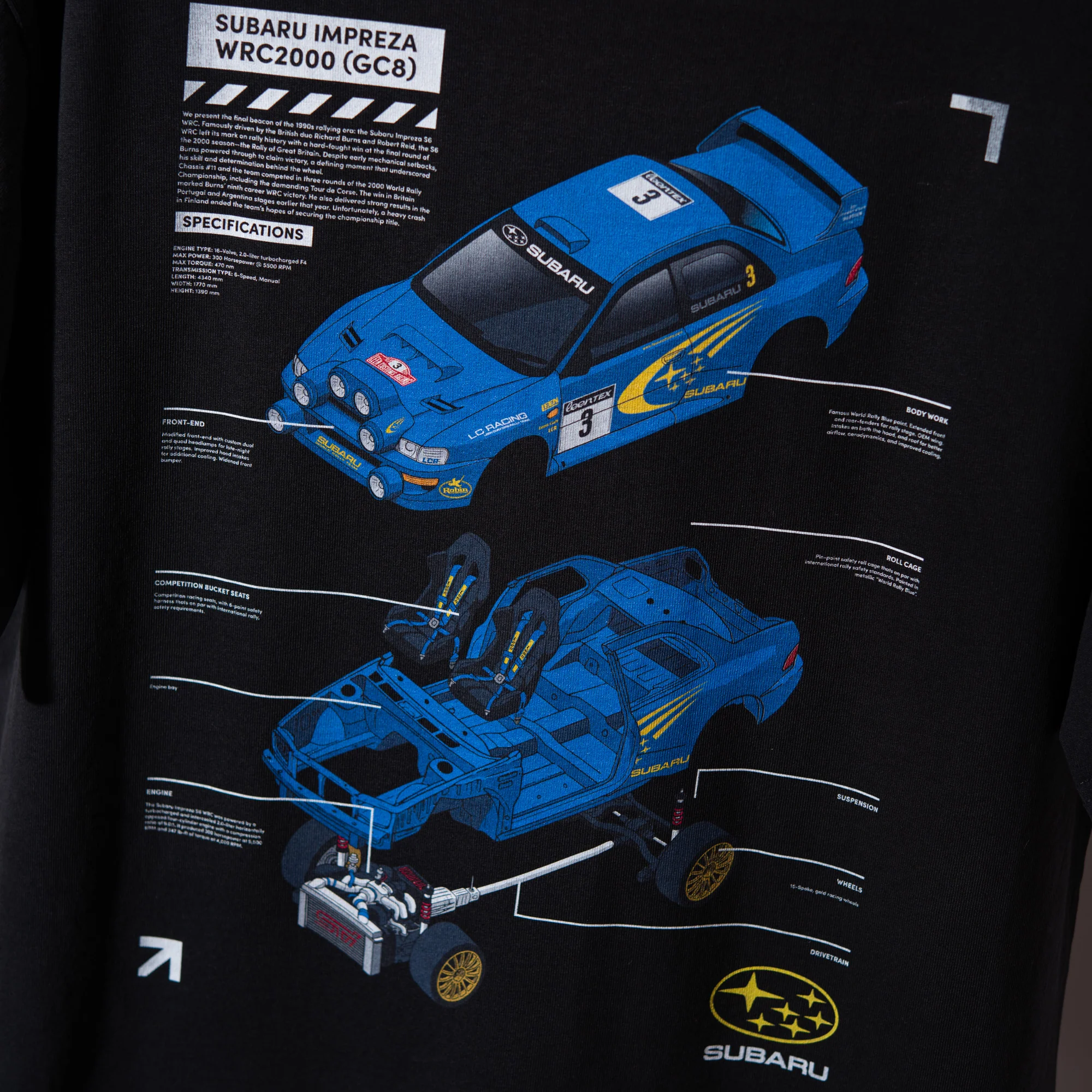 LC "GC8 Rally" Staple Tee - Image 3