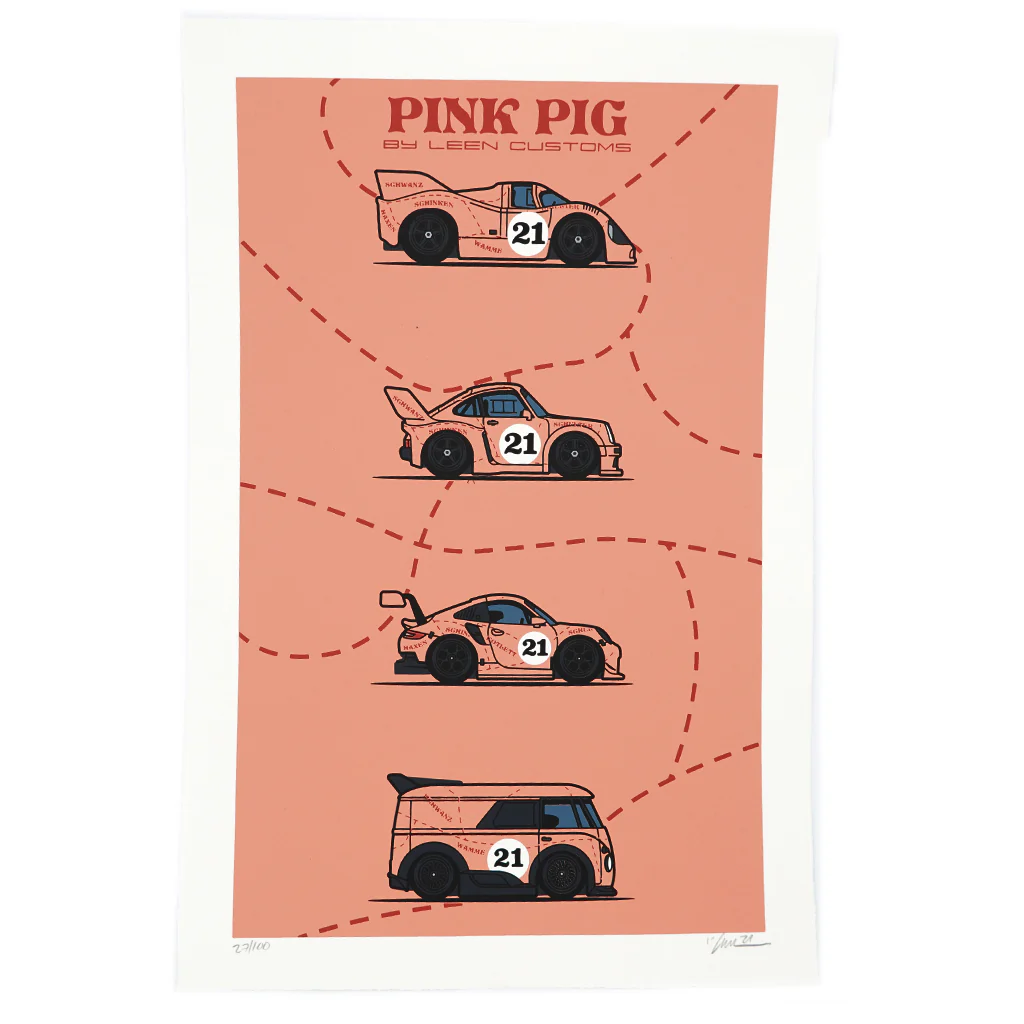 Print - Pink Pig